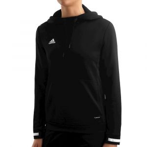 Image de Adidas T19 Hoody W Sweat-Shirt Femme, Noir/Blanc, FR (Taille Fabricant : XL)