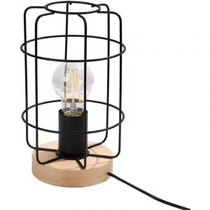 Sollux SL.1265 - Lampe de table GOTTO 1xE27/15W/230V noir