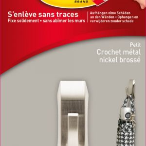 Image de Command 3M CROCHET EN MÉTAL'MODERN', TAILLE: S, ARGENT MR01-BNFGN