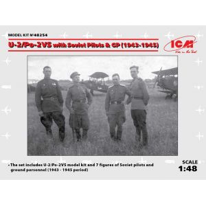 ICM U-2/po-2vs With Soviet Pilots & Gp (1943 -1945) Limited- 1:48e