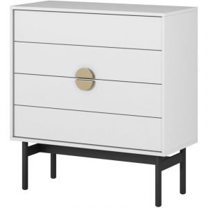 Selsey STOON - Commode à tiroirs - 85 cm - blanc