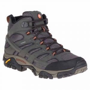 Image de Merrell Moab 2 Mid GTX, Chaussures de Randonnée Hautes Homme, Gris (Beluga), 44.5 EU