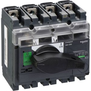 Schneider Electric Interrupteur sectionneur &agrave; coupure visible Interpact INV250 4P 250 A - 31167