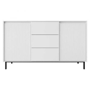 Girona - buffet bas - blanc - 153 cm - Blanc
