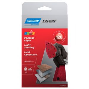 Norton clipper Patin multiponceuse - grain 120 - 102x152 mm - Bande abrasif, Patin abrasif - NORTON