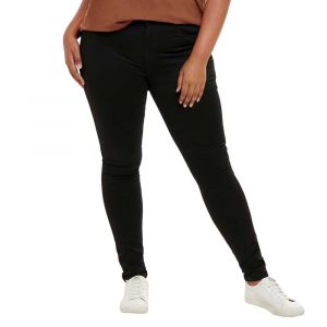 Only Curve - Augusta - Jean skinny taille haute - Noir