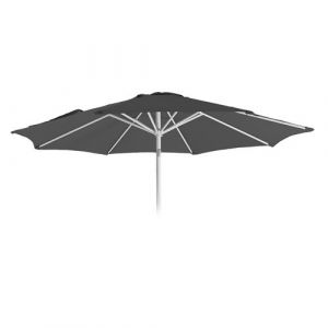 Housse de rechange pour parasol N19 Ø 3m tissu/textile 5kg anthracite
