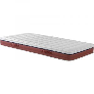 Someo Matelas relaxation 100% latex Crépuscule 600 2x80x200 - Blanc