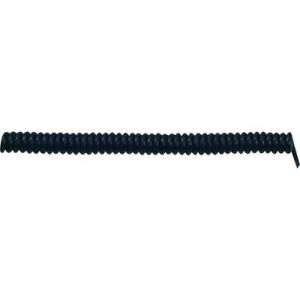Lappkabel Câble spiralé X05VVH8-F 73222340 1000 mm / 3000 mm 3 x 0.75 mm² noir 1 pc(s)