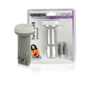 König LNB1-TWINKN - Tête LNB twin 0,3 dB