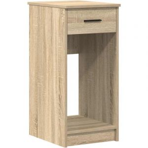 VidaXL Support De Tour D'ordinateur Et Tiroir Chêne Sonoma 35x45x77 Cm