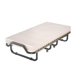 Image de Coast Folding Bed - Single - 200 x 90 x 41 cm - Matelas inclus - Beige & Black