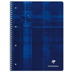 Image de Clairefontaine Metric Studium (82489C) - Cahier reliure intégrale 240P A4+ feuilles perforées quadrillé 5x5 (90g)