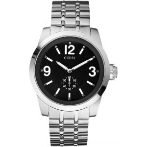 Guess W13571G - Montre pour homme avec bracelet en acier