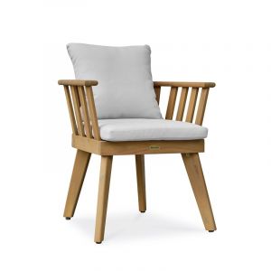 Remarquable Fauteuil de jardin avec coussins - Acacia