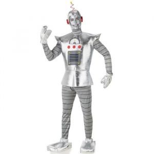 D&eacute;guisement - Robot Tea homme - Noir - Adulte - Carnaval et f&ecirc;tes &agrave; th&egrave;me