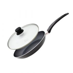 Elo Poêle de cuisson avec revêtement et son couvercle 32 cm