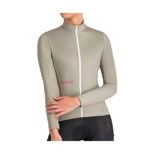 Sportful Maillot Classic Thermal manches longues gris femme - S