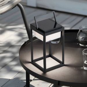 Led Lampe solaire à intensité variable 'Tilena' en aluminium