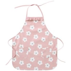 BB & Co Tablier de cuisine froufrou en tissu imperméable fleurs