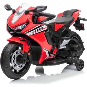 Moto Électrique Honda Cbr 1000rr, Sous Licence, Batterie 12v, Siège En Similicuir, Roues En Plastique, Moteur 30w, Feux À Led