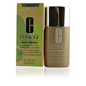 Clinique Even better 08 Beige - Fond de teint &eacute;clat correction teint SPF 15 unifie et corrige le teint