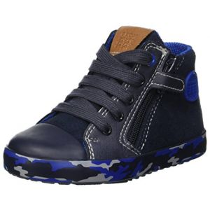 Geox B Kilwi B, Baskets Basses Bébé Garçon, Bleu (Navy/Royal C4226), 21 EU