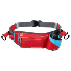 Kurgo Ceinture mains libres de course, ceinture de promenade, réfléchissante, réglable, avec une bouteille d'eau, course et randonnée