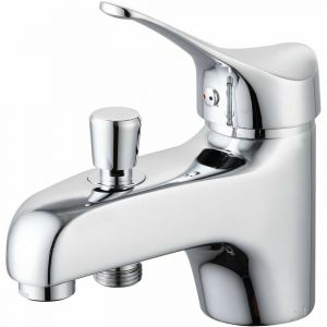 Essebagno TARGET Mitigeur BAINS/DOUCHE MONOTROU CHROME Mitigeur bain-douche monotrou hauteur 151mmBase diamètre 48,5mm