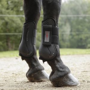 Covalliero Guêtres pour cheval cob TecAir avant Noir