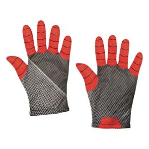 Rubie's Marvel Spider-Man 3 No Way Home Gants De Déguisement Pour Enfant Version 3 Rouge/Noir Taille Unique