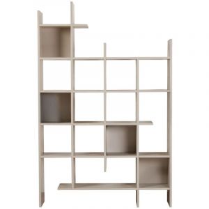 DRAWER Tagère en bois H188cm - Beige - Mako