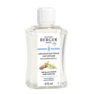 Maison Berger Paris Recharge Diffuseur &eacute;lectrique Th&eacute; Blanc Puret&eacute; Blanc - Couleur Blanc - Taille Taille unique