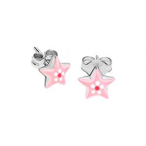 FAVS - Kinderohrring 925er Silber, Emaille Creolen 1 ct Damen (34.89 € / 1 ct)