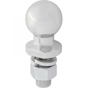 IWH Boule d'attelage Charge d'appui admissible=2000 kg 50 mm Silver Steel50 W287543