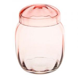 Image de Secret de Gourmet Bonbonnière en verre Rose H 16,5 cm collection Sarah B.