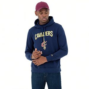 New era Cleveland Cavaliers Kapuzenpullover Sweat &agrave; Capuche pour Hommes Bleu, XXL