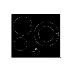 Beko Plaque à Induction HII63402MT Noir (3 Zones de cuisson)