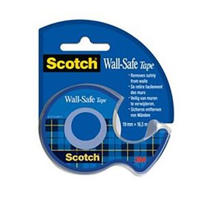 Scotch Ruban adhésif Repositionnable 16.5 m x 19 mm Wall-Safe