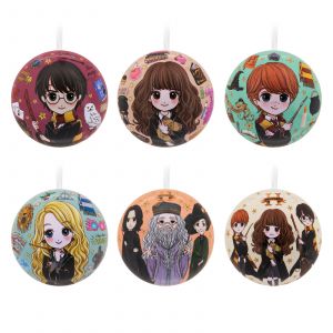 Hallmark Lot de 12 d&eacute;corations de Sapin de No&euml;l Harry Potter, Boules en &eacute;tain
