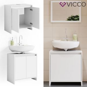 Image de Meuble sous-lavabo "Emma" Blanc Vicco