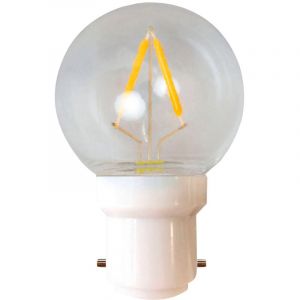 Tibelec Sphérique LED à filament pour guirlande culot B22