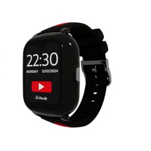 SaveFamily Iconic Plus 2 4G GPS WiFi 1,78'' Écran Tactile Noir Rouge Taille Unique IP67