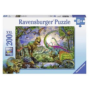 Image de Ravensburger 12718 - Puzzle Enfant Classique - Royaume Dinosaures - 200 Pièces XXL