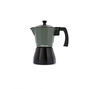 Bidasoa Vera Cafeti&egrave;re Italienne Aluminium Adapt&eacute;e Induction 6 Tasses