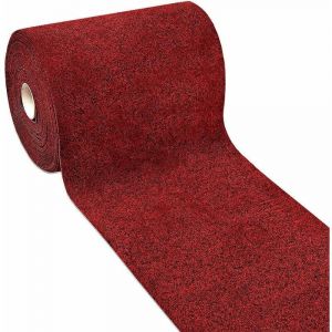 Tapis Coureur Au Mètre H50 Cm Antidérapant Moquette Entrée Boutique - Bordeaux