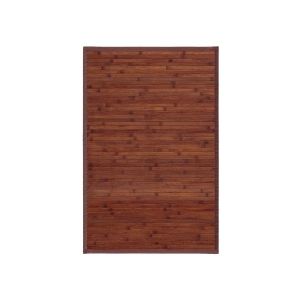 Wadiga Tapis Descente de Lit Bambou Couleur Noyer - 60x90cm