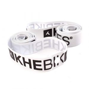 Image de KHE Bikes Paire de bandes de jante haute pression pour BMX 20-407 20" Blanc Largeur 20 mm Poids 12 g