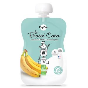 Gourde Repas Bio Brass&eacute; Coco Banane - 100 g