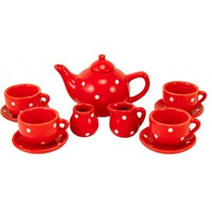 Ulysse Couleurs d'Enfance 5039 - Dinette rouge à pois en porcelaine